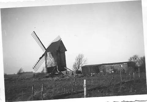Eine Windmühle in Wiek