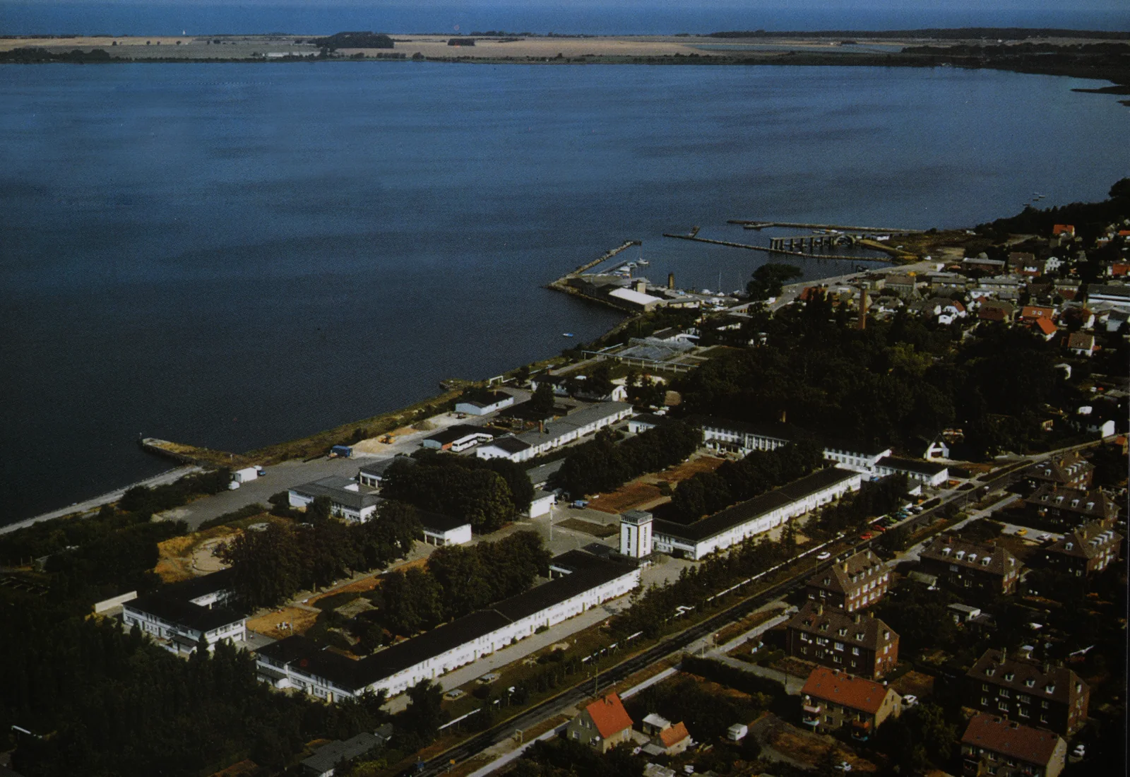 Das Ufer aus der Luft