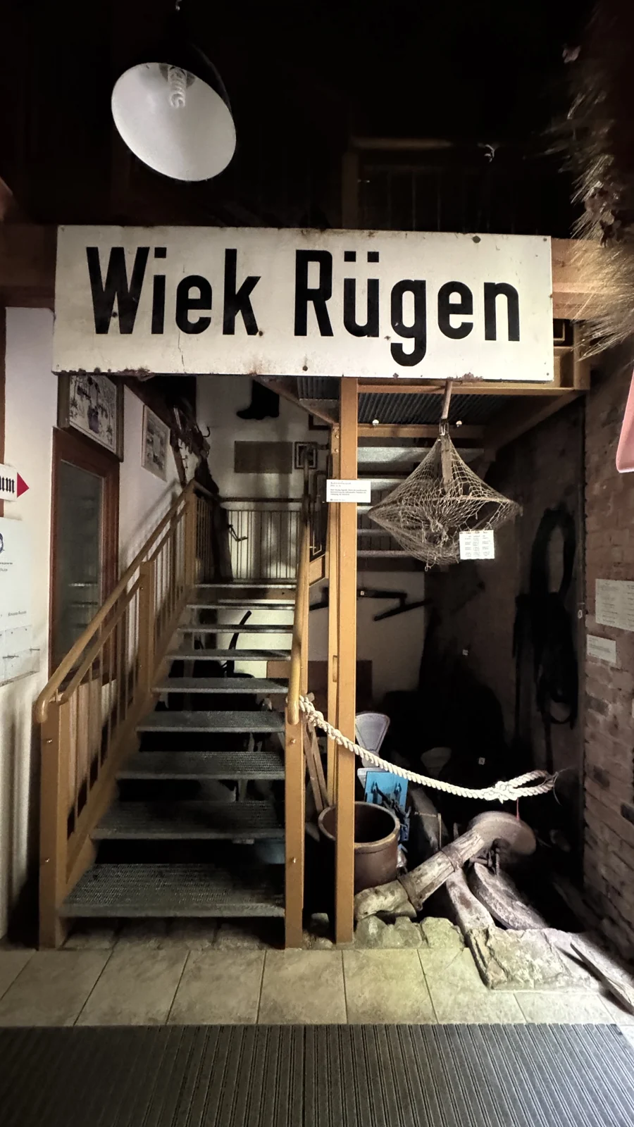 Der Aufgang ins Heimatmuseum