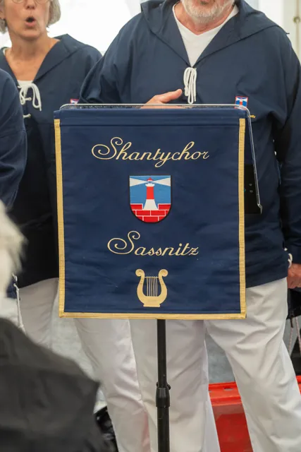 Das Tuch des Shantychors Sassnitz