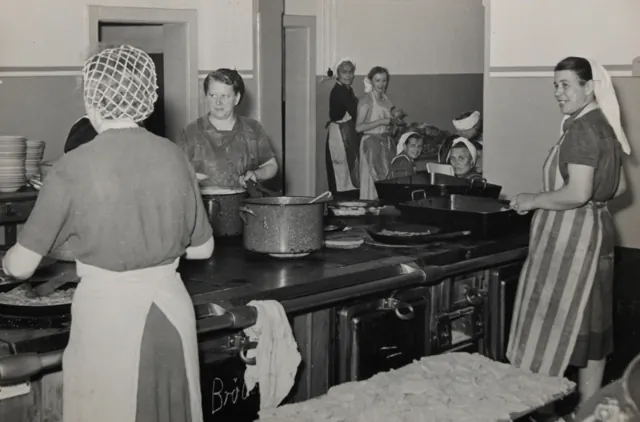Kochen an großen Herden