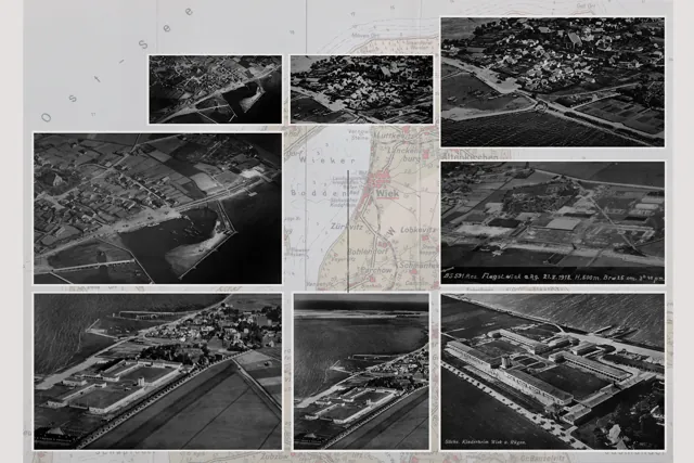 Collage: Blicke von oben
