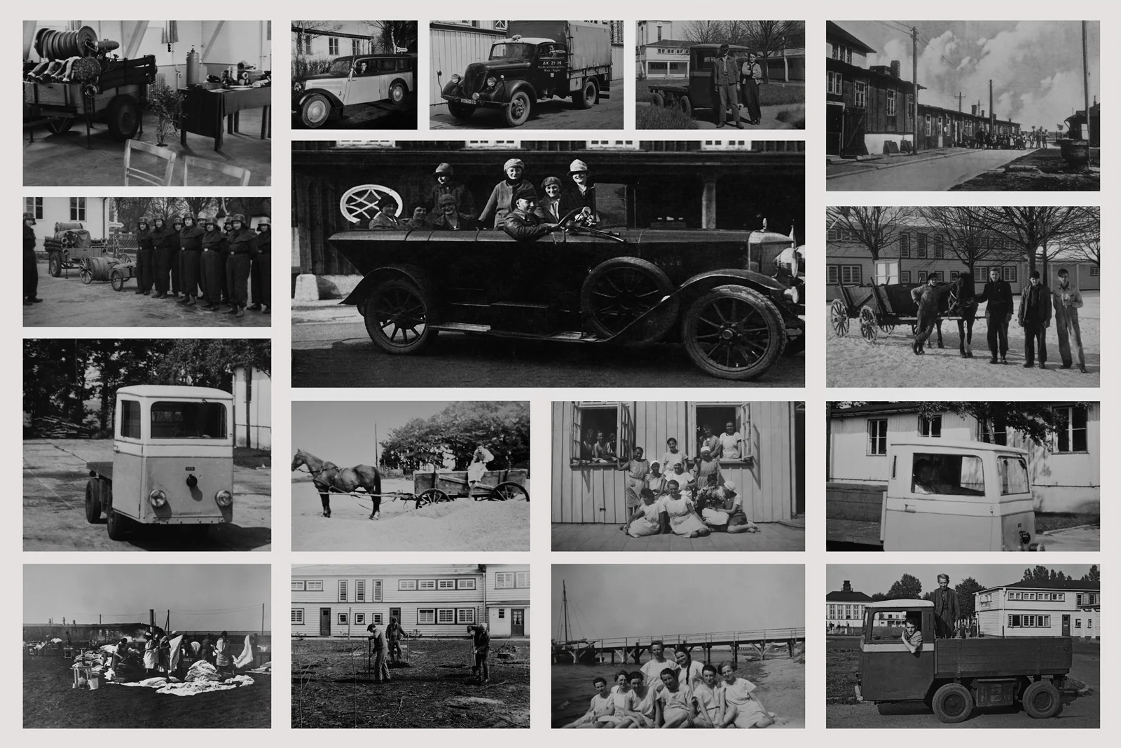 Collage: Fahrzeuge für den Alltag